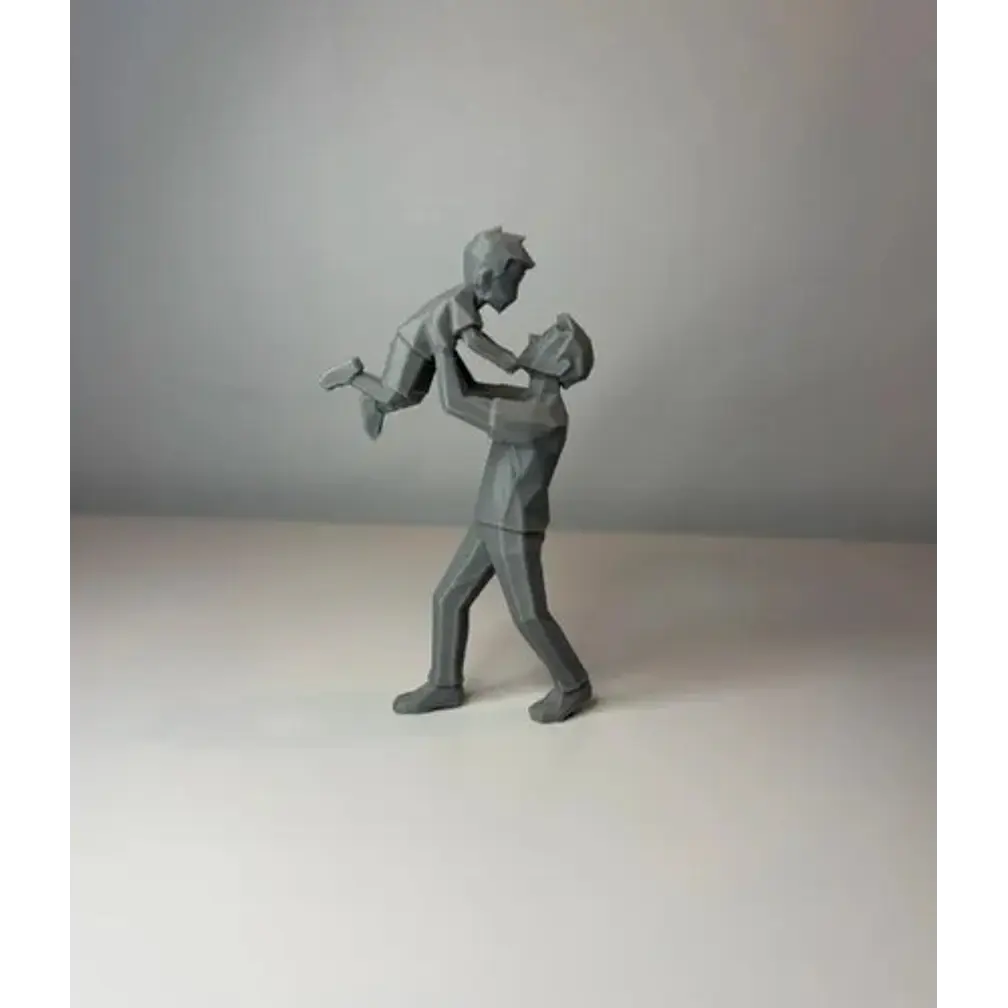 Escultura Decorativa Prints Patro- Papá E Hijo 2