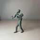 Escultura Decorativa Prints Patro- Papá E Hijo - Miniatura 3