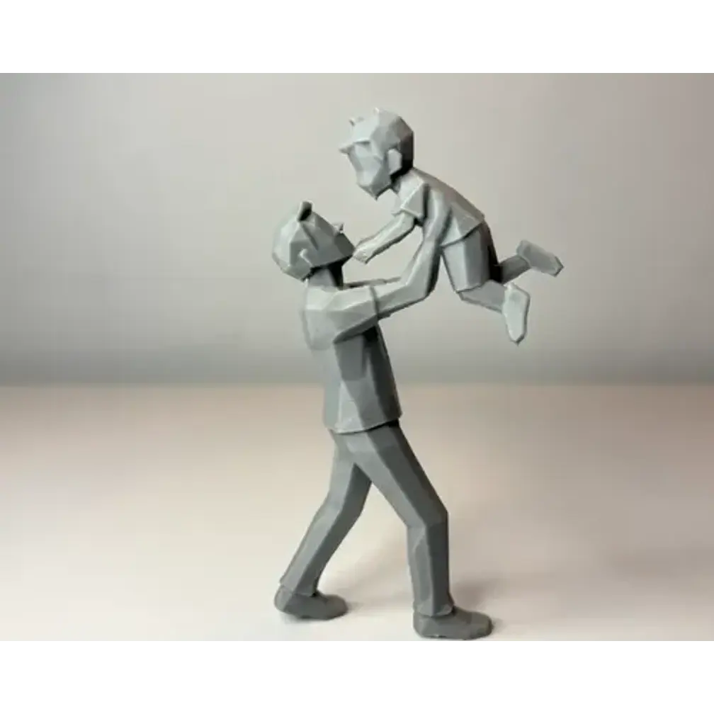 Escultura Decorativa Prints Patro- Papá E Hijo 4