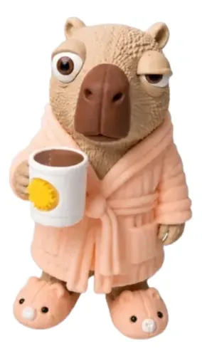 Figura Decorativa Prints Patro- Capibara Madrugador