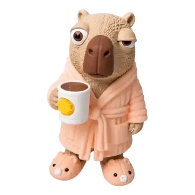 Figura Decorativa Prints Patro- Capibara Madrugador 1