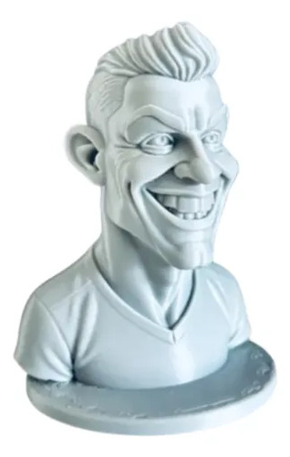 Escultura Decorativa Prints Patro- Busto Cristiano Ronaldo