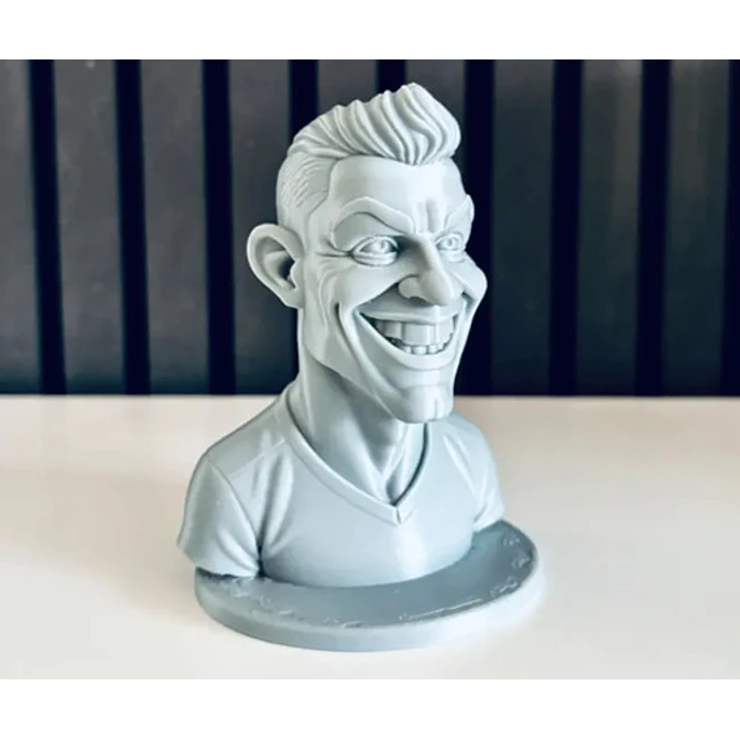 Escultura Decorativa Prints Patro- Busto Cristiano Ronaldo 2