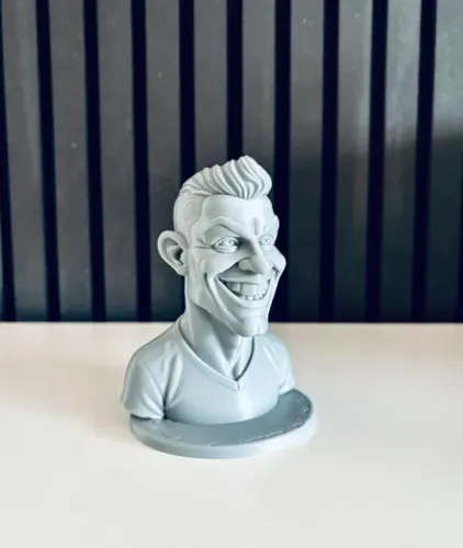 Escultura Decorativa Prints Patro- Busto Cristiano Ronaldo - Foto 4