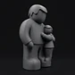 Escultura Decorativa Prints Patro- Abrazo De Padre - Miniatura 2
