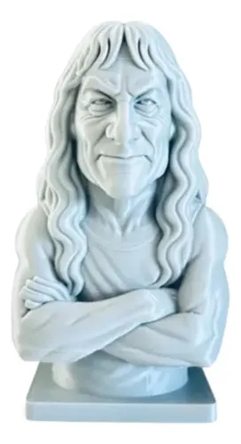 Escultura Decorativa Prints Patro- Busto Steve Harris V1