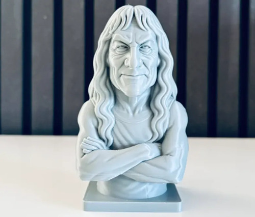 Escultura Decorativa Prints Patro- Busto Steve Harris V1 - Foto 2