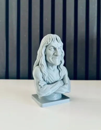 Escultura Decorativa Prints Patro- Busto Steve Harris V1 - Foto 3