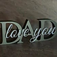 Escultura Decorativo Prints Patro- Te Quiero Papá - Miniatura 3