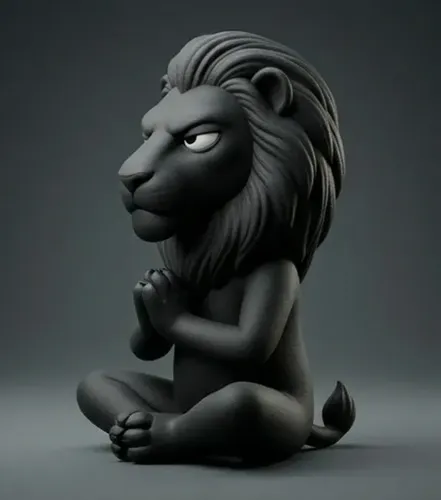 Figura Decorativa Prints Patro- León Zen - Foto 2