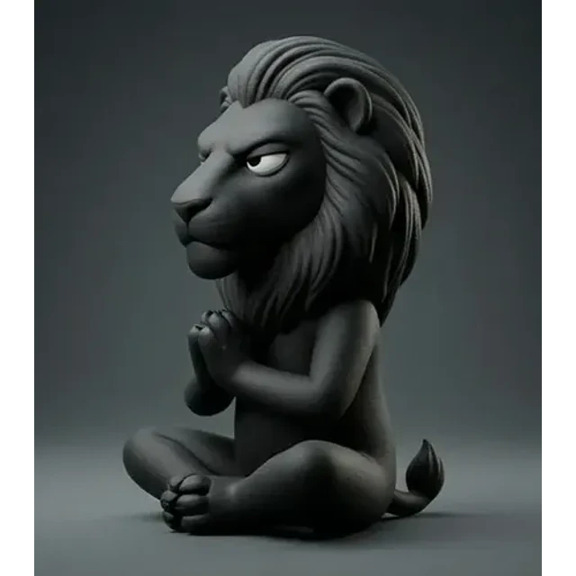 Figura Decorativa Prints Patro- León Zen