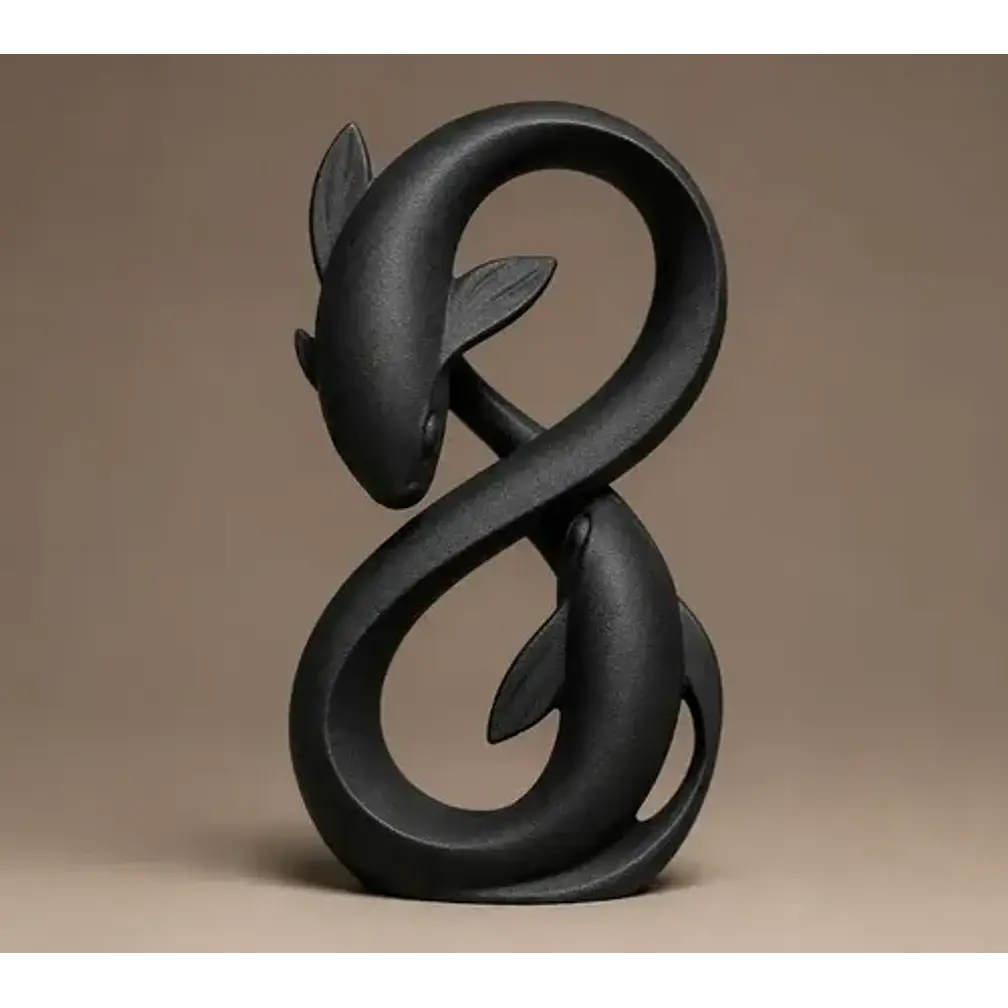 Escultura Decorativa Prints Patro- Koi Infinito 2