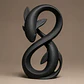 Escultura Decorativa Prints Patro- Koi Infinito - Miniatura 2