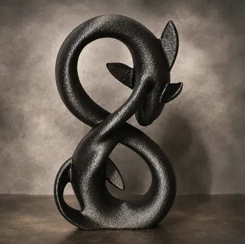 Escultura Decorativa Prints Patro- Koi Infinito - Foto 3