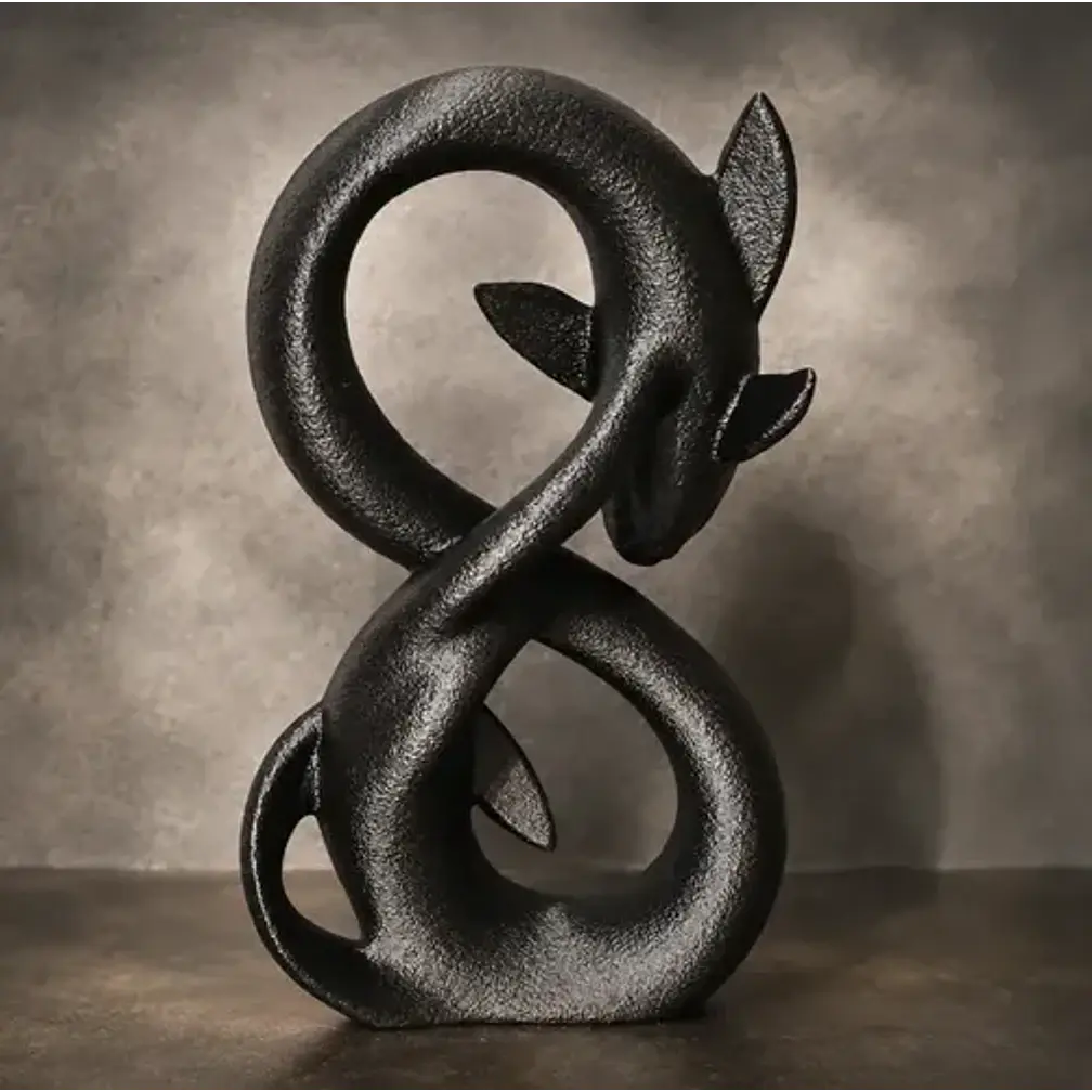 Escultura Decorativa Prints Patro- Koi Infinito 3