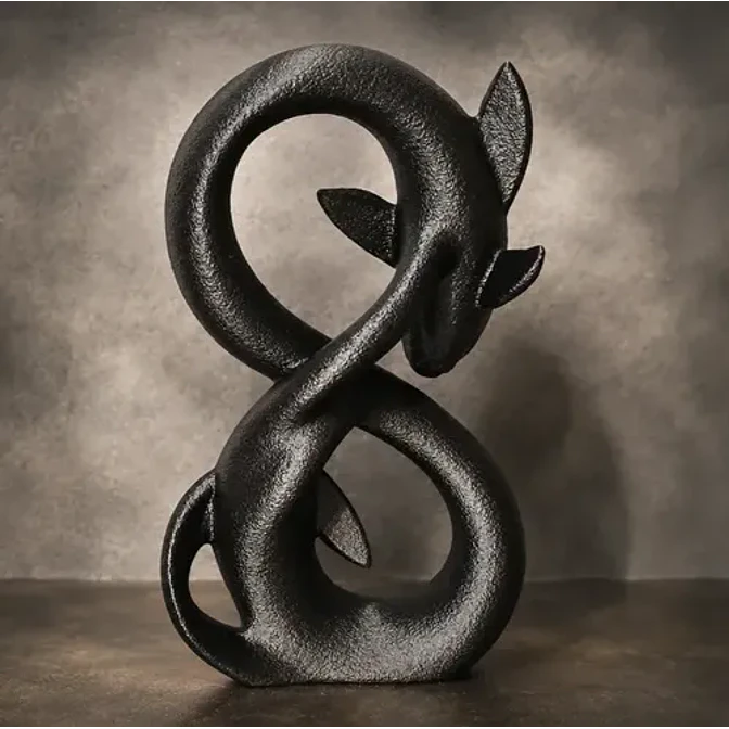 Escultura Decorativa Prints Patro- Koi Infinito 3