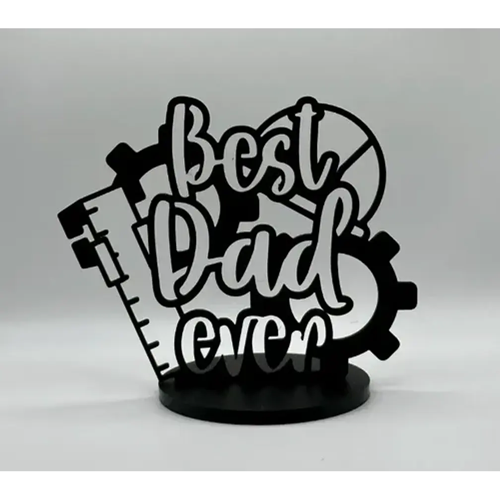 Escultura Decorativa Prints Patro- El Mejor Papá V1 2