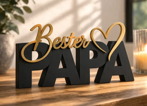Escultura Decorativa Prints Patro- El Mejor Papá - Foto 2