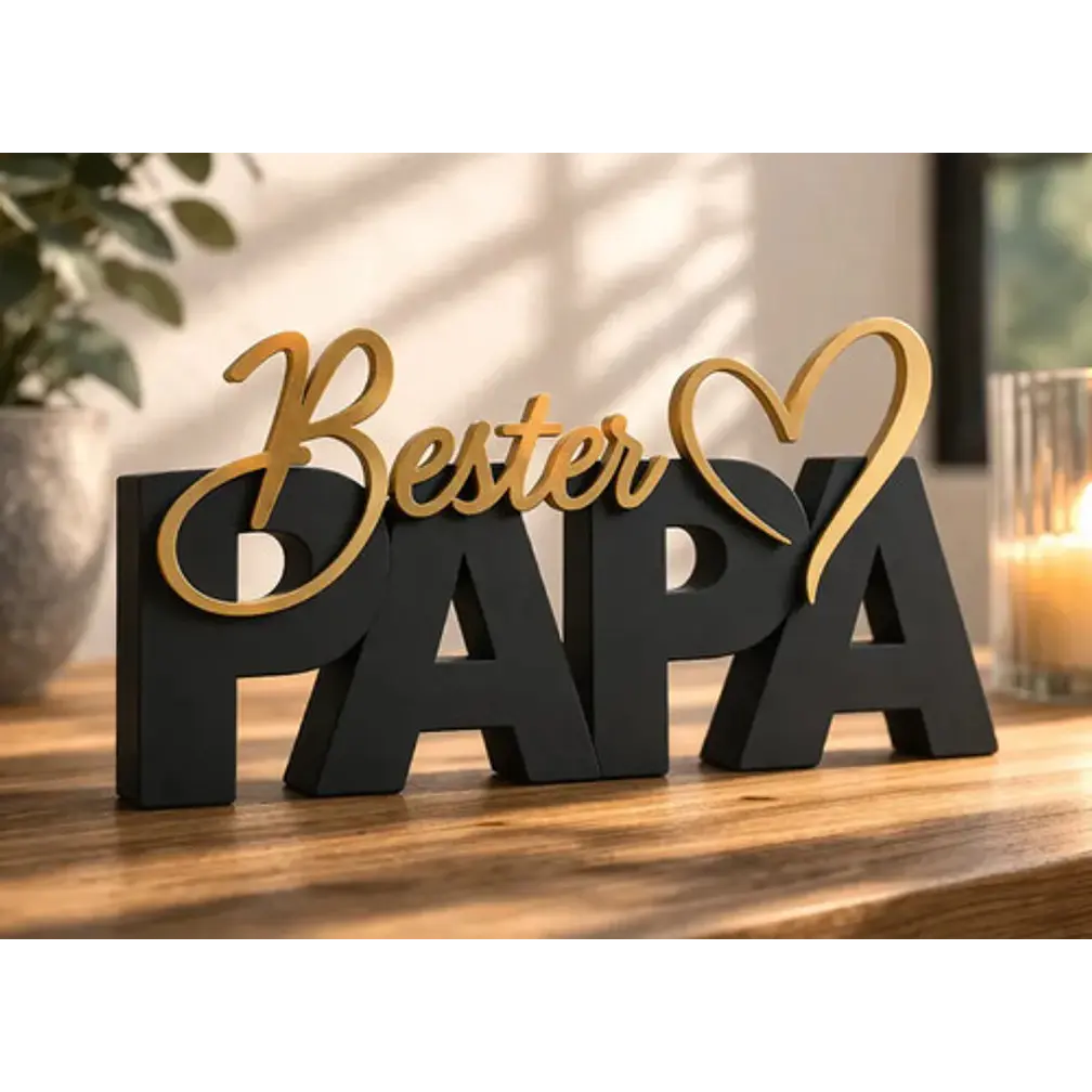 Escultura Decorativa Prints Patro- El Mejor Papá 2