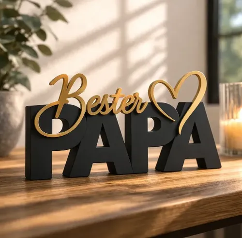 Escultura Decorativa Prints Patro- El Mejor Papá - Foto 4