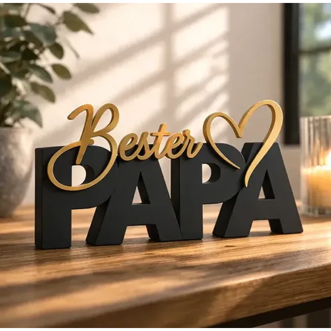 Escultura Decorativa Prints Patro- El Mejor Papá 4