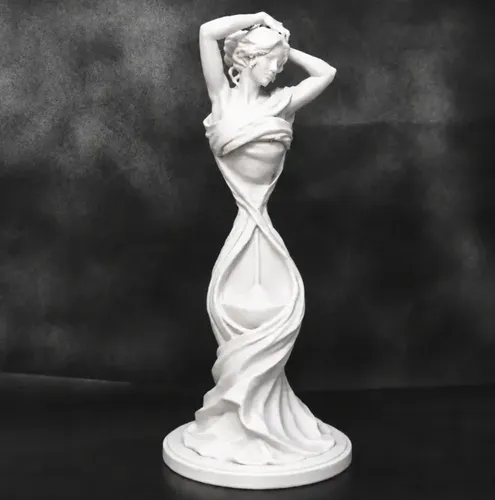 Escultura Decorativa Prints Patro- Musa De Reloj De Arena - Foto 3