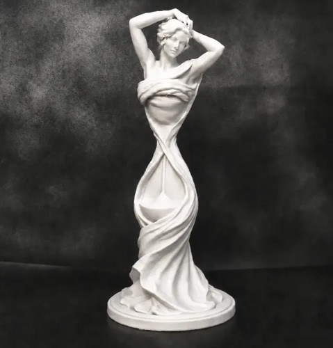 Escultura Decorativa Prints Patro- Musa De Reloj De Arena - Foto 4