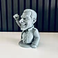 Escultura Decorativa Prints Patro- Busto Freddie Mercury - Miniatura 3