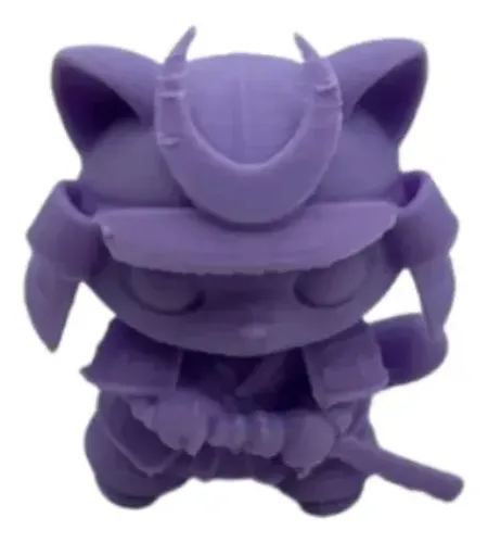 Figura Decorativa Prints Patro- Gatito Samurái