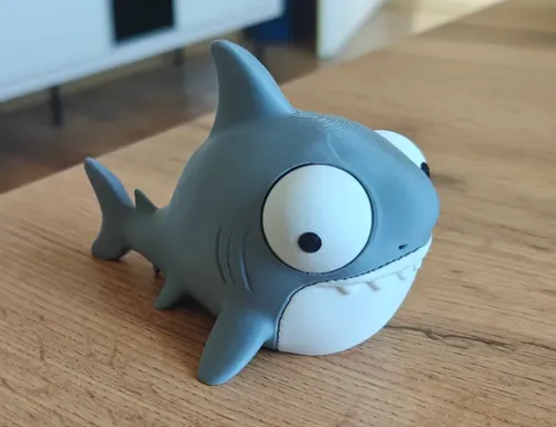 Figura Decorativa Prints Patro- Tiburón Ojos Saltones - Foto 4