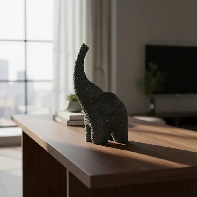 Escultura Decorativa Prints Patro - Elefante Tejido 5