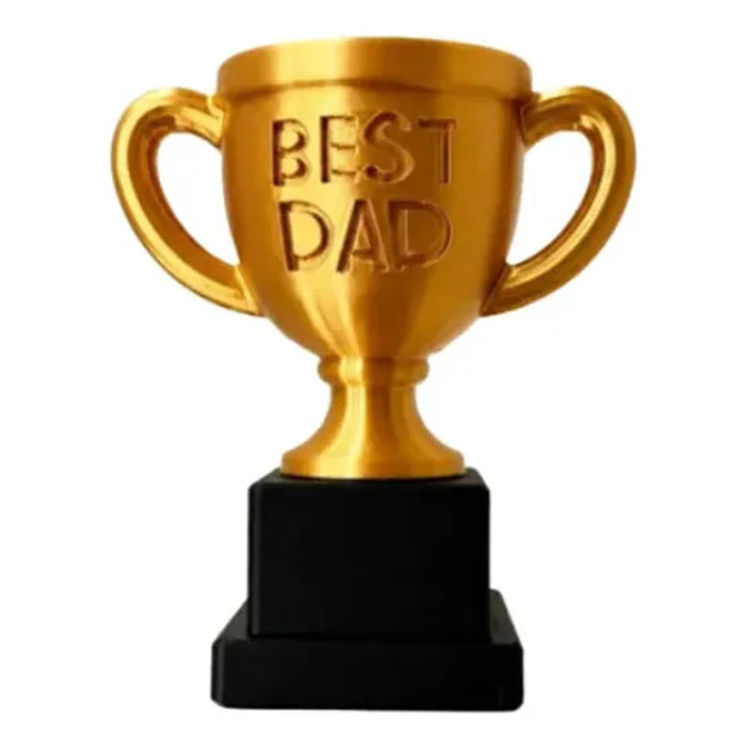 Figura Decorativa Prints Patro- Trofeo Best Dad 1