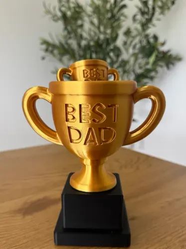 Figura Decorativa Prints Patro- Trofeo Best Dad - Foto 2