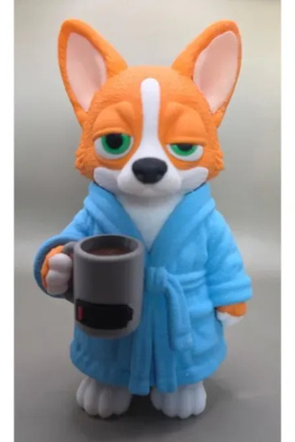 Figura Decorativa Prints Patro- Corgi Madrugador - Foto 5