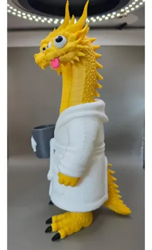 Figura Decorativa Prints Patro- Dragón 3 Cabezas Del Meme - Foto 3