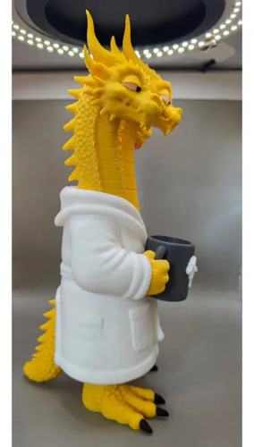 Figura Decorativa Prints Patro- Dragón 3 Cabezas Del Meme - Foto 6