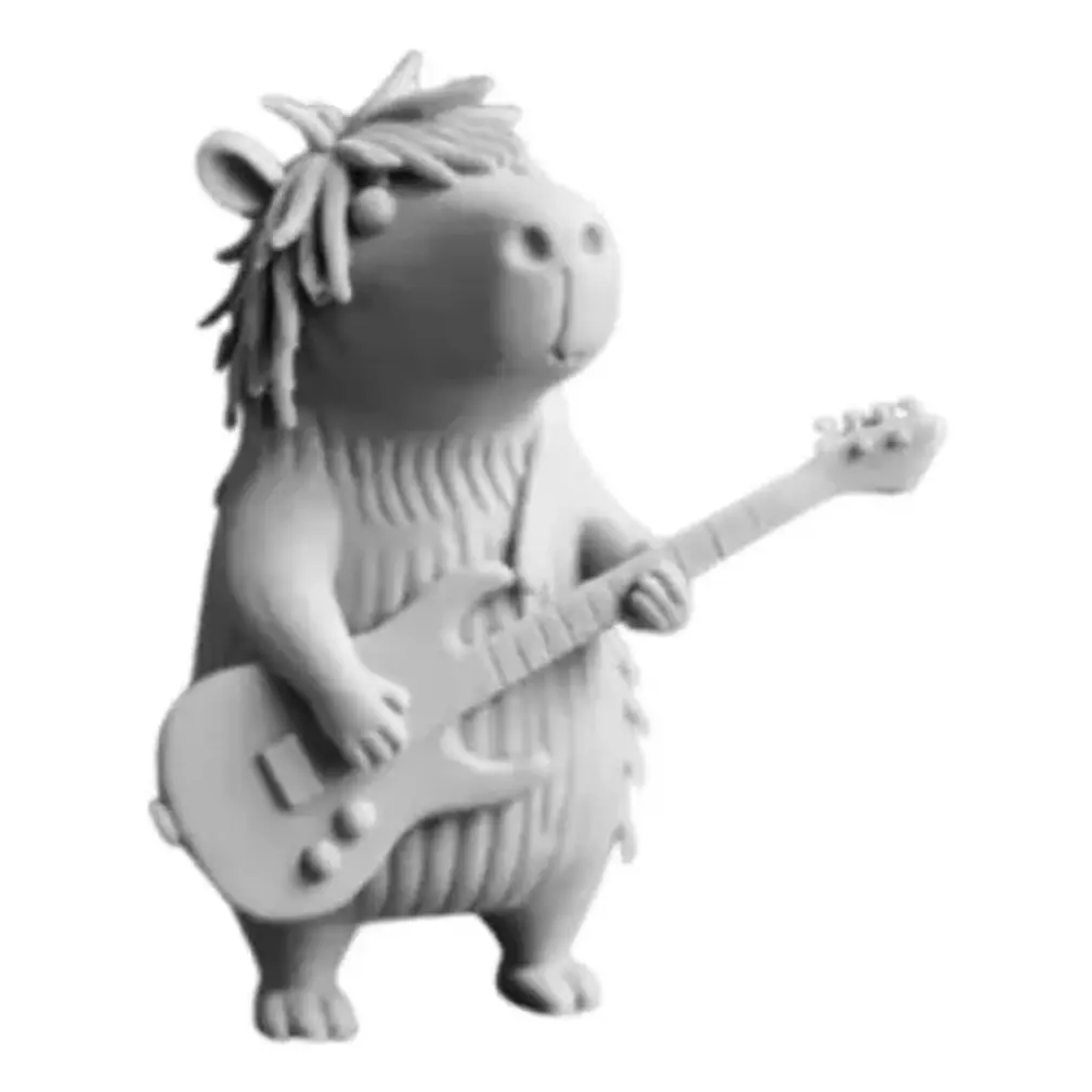 Figura Decorativa Prints Patro- Capibara Rockero 1