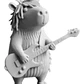 Figura Decorativa Prints Patro- Capibara Rockero - Miniatura 1
