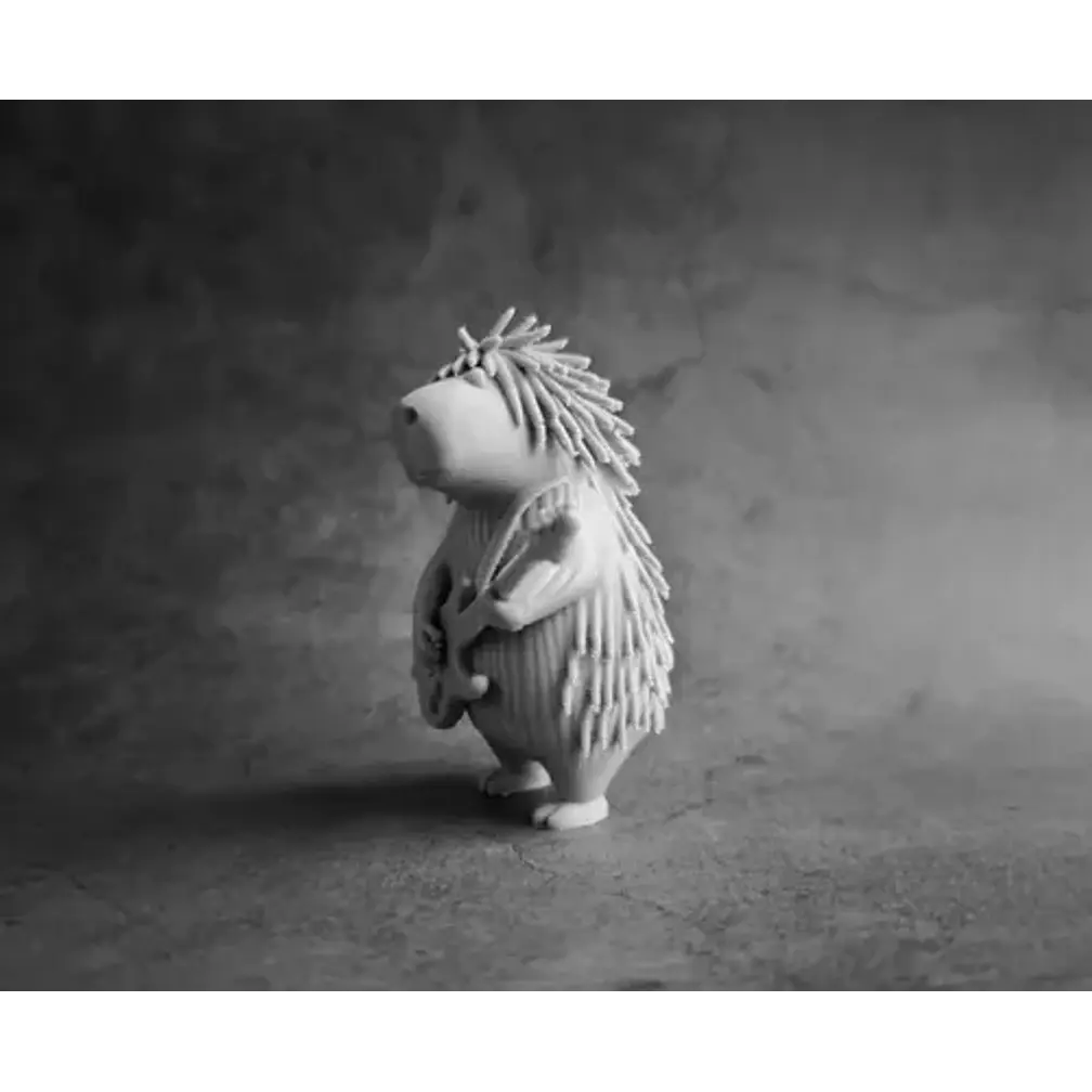 Figura Decorativa Prints Patro- Capibara Rockero 3