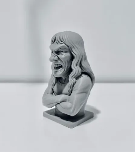 Escultura Decorativa Prints Patro- Busto Steve Harris V2 - Foto 3