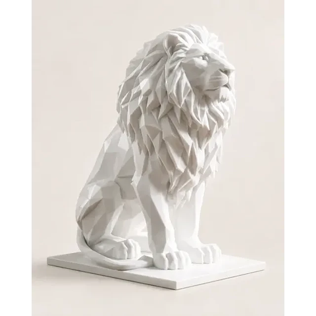 Escultura Decorativa Prints Patro- León Majestuoso