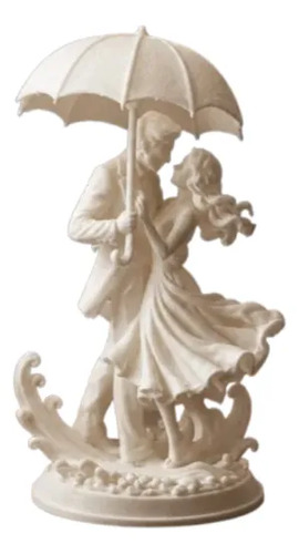 Escultura Decorativa Prints Patro- Pareja Bailando En Lluvia