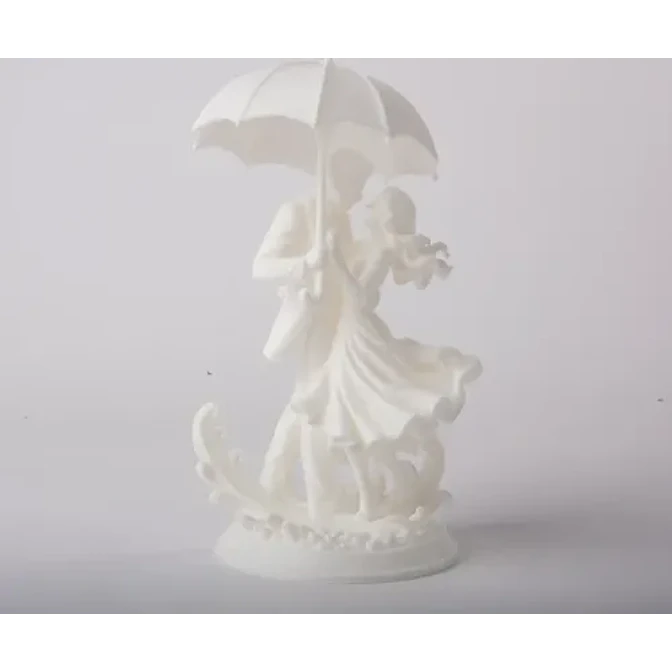 Escultura Decorativa Prints Patro- Pareja Bailando En Lluvia 3