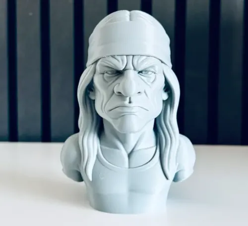 Escultura Decorativa Prints Patro- Busto Axl Rose - Foto 2