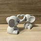 Escultura Decorativa Prints Patro - Elefantes Corazón - Miniatura 2