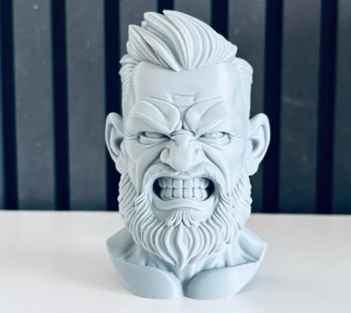 Escultura Decorativa Prints Patro- Busto Conor Mcgregor - Foto 2