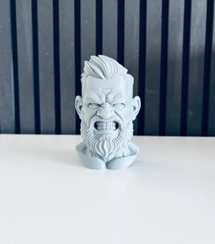 Escultura Decorativa Prints Patro- Busto Conor Mcgregor - Foto 4