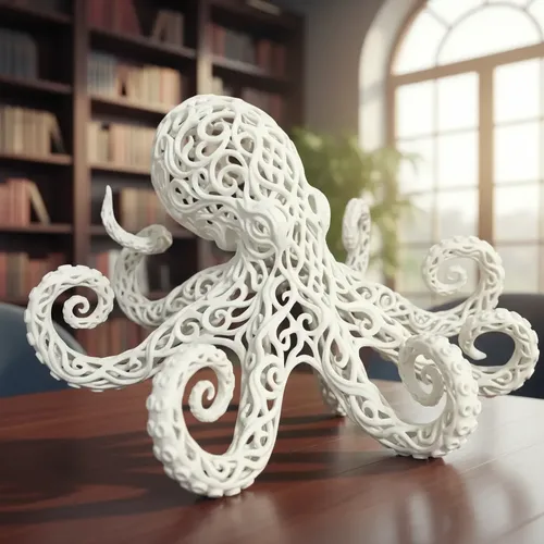 Escultura Elegante Prints Patro - Pulpo Veroni - Foto 2