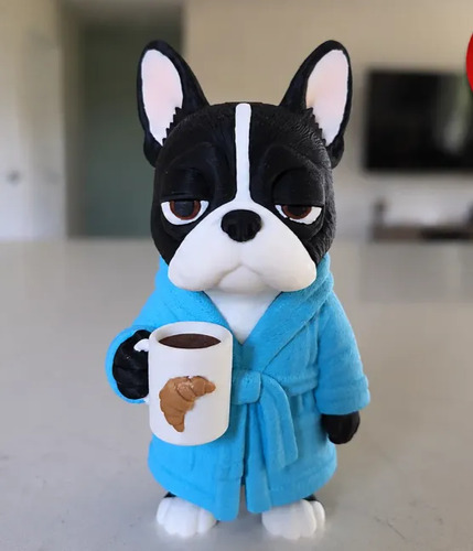 Figura Decorativa Prints Patro- Bulldog Madrugador - Foto 2