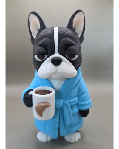 Figura Decorativa Prints Patro- Bulldog Madrugador - Foto 3